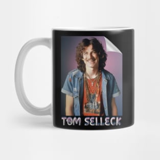 vintage colorfull tom selleck poster 1 Mug